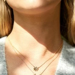 Estella Bartlett Minimal Daisy Pendant New In