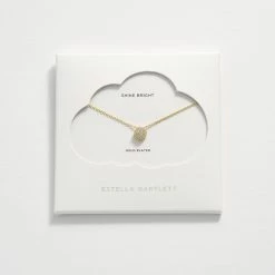 Estella Bartlett New In Pave Cushion Pendant