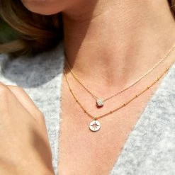 Estella Bartlett Starburst Disc Necklace Best Sellers