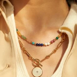 Estella Bartlett Star Coin T-Bar Chain New In