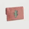 Estella Bartlett Embroidered Cactus Envelope Card Holder New In