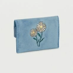Estella Bartlett Embroidered Daisy Envelope Card Holder New In