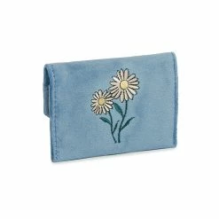 Estella Bartlett Embroidered Daisy Envelope Card Holder New In