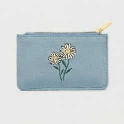 Estella Bartlett Embroidered Daisy Card Purse