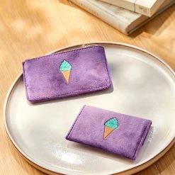 Estella Bartlett Embroidered Ice Cream Card Purse