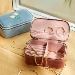 Estella Bartlett Embroidered Cactus Mini Jewellery Box