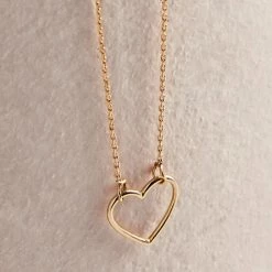 Estella Bartlett Open Heart Necklace Jewellery
