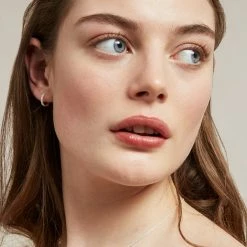 Estella Bartlett Hoop Earrings With White CZ Best Sellers