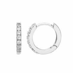 Estella Bartlett Hoop Earrings With White CZ Best Sellers