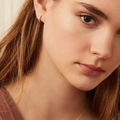 Estella Bartlett Hoop Earrings With White CZ Best Sellers