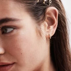 Estella Bartlett Hoop Earrings With White CZ Best Sellers