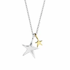 Estella Bartlett Double Hand Drawn Star Necklace Best Sellers