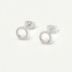 Estella Bartlett Best Sellers CZ Circle Earrings