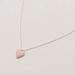 Estella Bartlett Enamel Heart Necklace