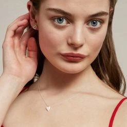 Estella Bartlett Enamel Heart Necklace