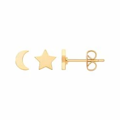 Estella Bartlett Mixed Moon And Star Earrings Jewellery