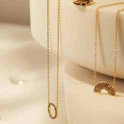 Estella Bartlett Best Sellers Rainbow Circle Necklace 17 Estella Bartlett Best Sellers Rainbow Circle Necklace