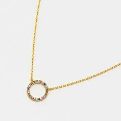 Estella Bartlett Best Sellers Rainbow Circle Necklace