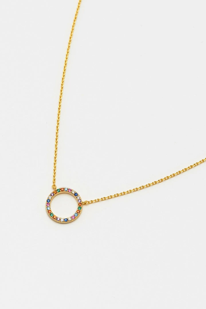 Estella Bartlett Best Sellers Rainbow Circle Necklace 1 Estella Bartlett Best Sellers Rainbow Circle Necklace