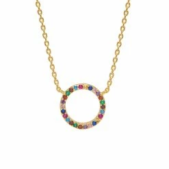 Estella Bartlett Best Sellers Rainbow Circle Necklace 13 Estella Bartlett Best Sellers Rainbow Circle Necklace
