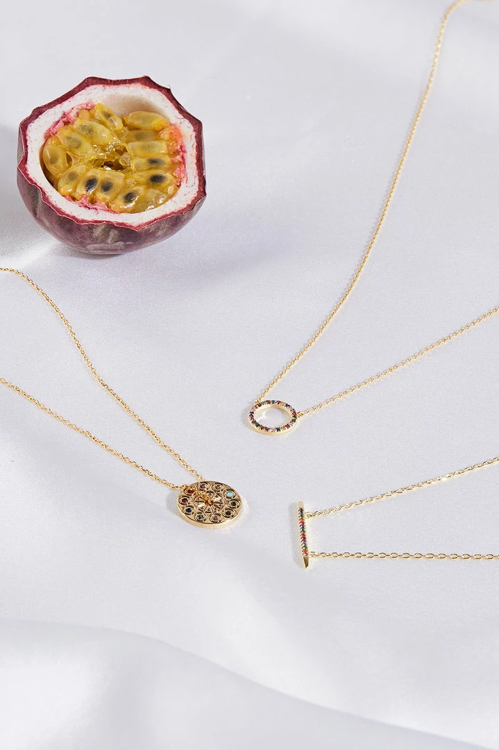 Estella Bartlett Best Sellers Rainbow Circle Necklace 6 Estella Bartlett Best Sellers Rainbow Circle Necklace