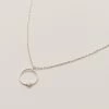 Estella Bartlett Sale Open Circle Necklace With Pearl