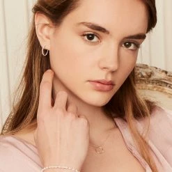 Estella Bartlett Sale Open Circle Necklace With Pearl