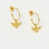 Estella Bartlett Best Sellers Bee Drop Hoop Earrings