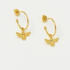 Estella Bartlett Best Sellers Bee Drop Hoop Earrings