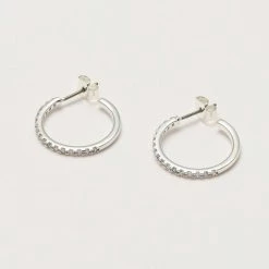 Estella Bartlett Sales Shop 33 Estella Bartlett Jewellery Pave Set Large Hoop Earrings