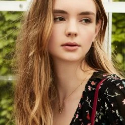 Estella Bartlett Jewellery Pave Set Large Hoop Earrings