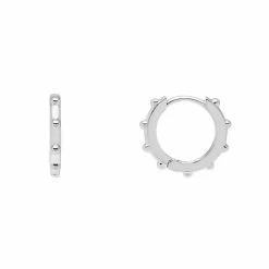 Estella Bartlett Granulated Huggie Earrings
