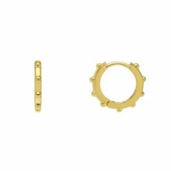 Estella Bartlett Best Sellers Granulated Huggie Earrings