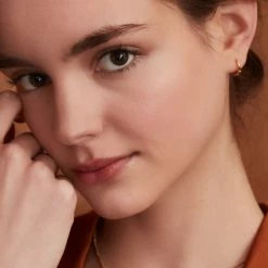 Estella Bartlett Best Sellers Granulated Huggie Earrings