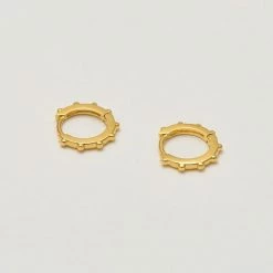 Estella Bartlett Best Sellers Granulated Huggie Earrings