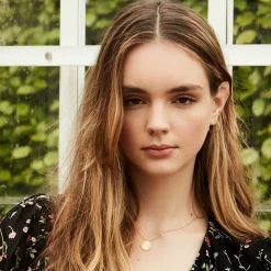 Estella Bartlett Sale Linear Disc CZ Necklace