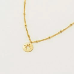 Estella Bartlett Starburst Disc Necklace Best Sellers