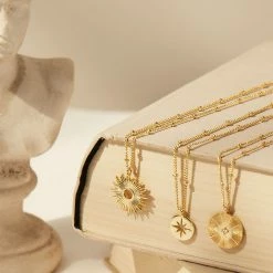 Estella Bartlett Starburst Disc Necklace Best Sellers