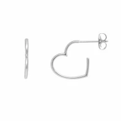 Estella Bartlett Best Sellers Open Heart Hoop Earrings