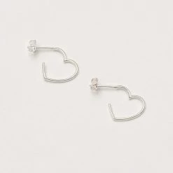 Estella Bartlett Best Sellers Open Heart Hoop Earrings