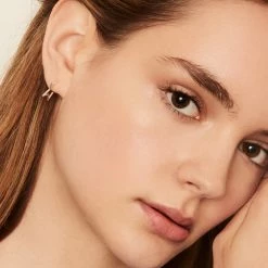 Estella Bartlett Jewellery Open Star Hoop Earrings