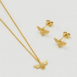 Estella Bartlett Bee Necklace And Bee Earrings Gift Set