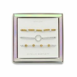 Estella Bartlett CZ Circle Bracelet Trio Gift Set Sale