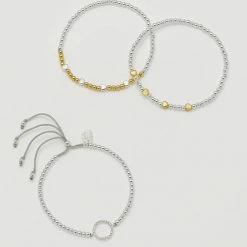 Estella Bartlett CZ Circle Bracelet Trio Gift Set Sale