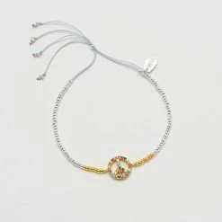 Estella Bartlett Rainbow Peace Louise Bracelet Sale