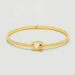 Estella Bartlett Lucky Horseshoe Hook Bangle Jewellery