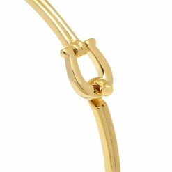 Estella Bartlett Lucky Horseshoe Hook Bangle Jewellery