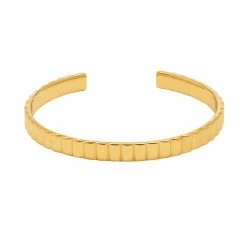 Estella Bartlett Textured Open Cuff Bangle Jewellery