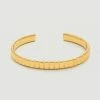 Estella Bartlett Textured Open Cuff Bangle Jewellery
