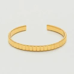 Estella Bartlett Textured Open Cuff Bangle Jewellery